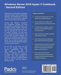 Windows Server 2016 Hyper-V Cookbook - achterzijde