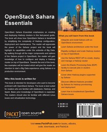 OpenStack Sahara Essentials achterzijde