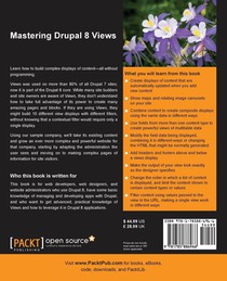 Mastering Drupal 8 Views achterzijde