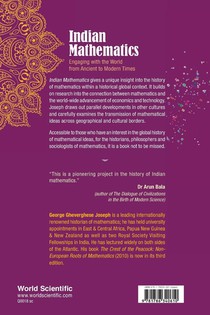 Indian Mathematics: Engaging With The World From Ancient To Modern Times achterzijde