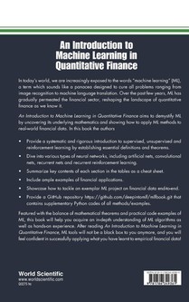 Introduction To Machine Learning In Quantitative Finance, An achterzijde