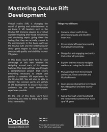 Mastering Oculus Rift Development achterzijde