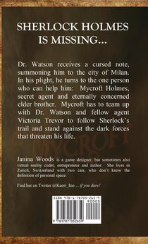 Mycroft Holmes and the Adventure of the Desert Wind achterzijde