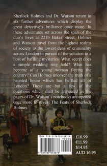 The Feats of Sherlock Holmes achterzijde