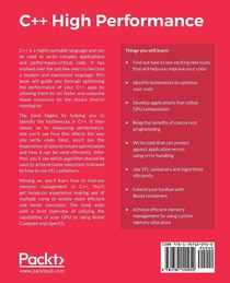 C++ High Performance achterzijde