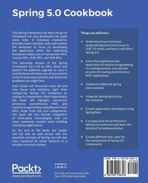 Spring 5.0 Cookbook achterzijde