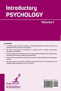 Introductory Psychology Vol 1 achterzijde