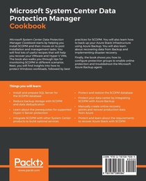 Microsoft System Center Data Protection Manager Cookbook achterzijde