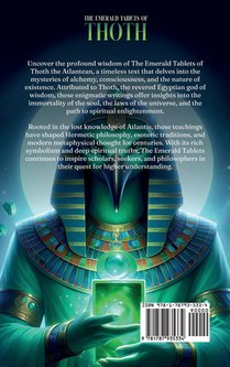 The Emerald Tablets of Toth The Atlantean achterzijde