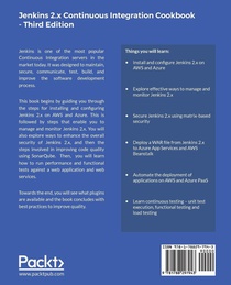 Jenkins 2.x Continuous Integration Cookbook - Third Edition achterzijde