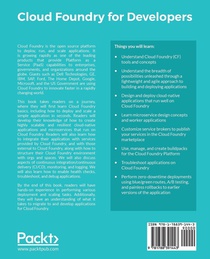 Cloud Foundry for Developers achterzijde