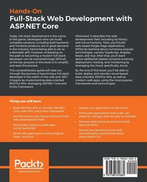 Hands-On Full-Stack Web Development with ASP.NET Core achterzijde