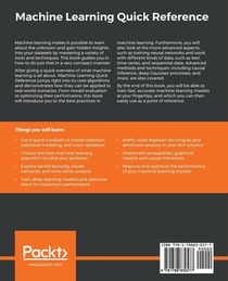 Machine Learning Quick Reference achterzijde