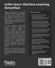 scikit-learn : Machine Learning Simplified achterzijde