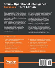 Splunk Operational Intelligence Cookbook achterzijde