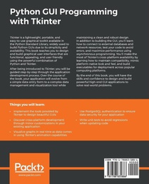 Python GUI Programming with Tkinter achterzijde