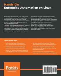 Hands-On Enterprise Automation on Linux achterzijde