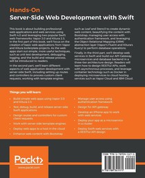 Hands-On Server-Side Web Development with Swift achterzijde