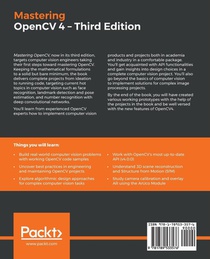 Mastering OpenCV 4 achterzijde