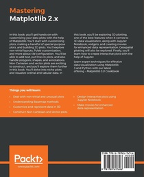 Mastering Matplotlib 2.x achterzijde