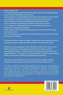 A Concise Guide to The Award in Education and Training (AET) and TAQA qualifications (CAVA & IQA) achterzijde