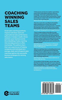 Coaching Winning Sales Teams achterzijde