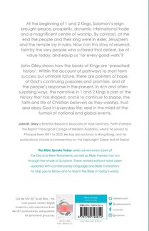 The Message of 1 & 2 Kings achterzijde