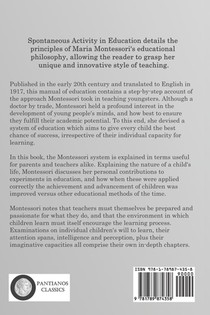 Spontaneous Activity in Education achterzijde