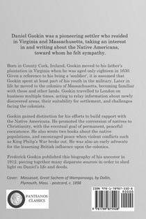 Daniel Gookin achterzijde