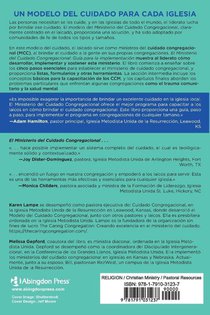 El Ministerio del Cuidado Congregacional achterzijde