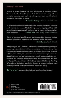 A Psychology of Food, Cooks, and Cooking achterzijde