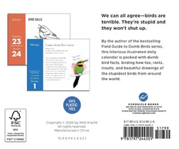 The Field Guide to Dumb Birds 2027 Daily Calendar achterkant