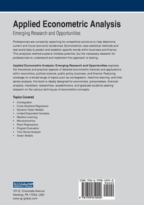 Applied Econometric Analysis achterzijde