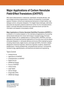 Major Applications of Carbon Nanotube Field-Effect Transistors (CNTFET) achterzijde