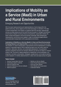 Implications of Mobility as a Service (MaaS) in Urban and Rural Environments achterzijde