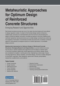 Metaheuristic Approaches for Optimum Design of Reinforced Concrete Structures achterzijde