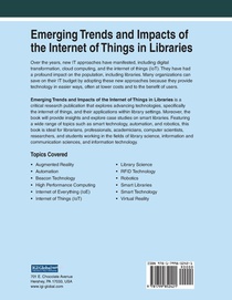 Emerging Trends and Impacts of the Internet of Things in Libraries achterzijde