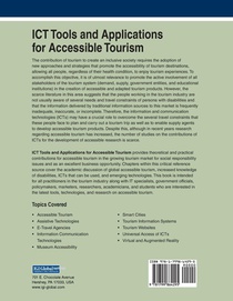 ICT Tools and Applications for Accessible Tourism achterzijde