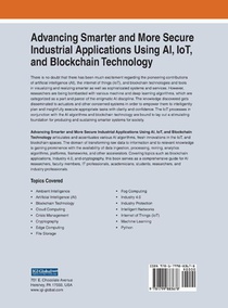 Handbook of Research on Smarter and Secure Industrial Applications Using AI, IoT, and Blockchain Technology achterzijde