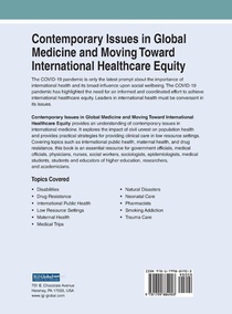 Contemporary Issues in Global Medicine and Moving Toward International Healthcare Equity achterzijde