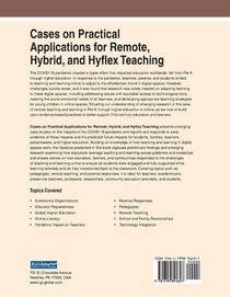 Cases on Practical Applications for Remote, Hybrid, and Hyflex Teaching achterzijde