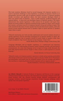 Language Ideologies and L2 Speaker Legitimacy achterzijde