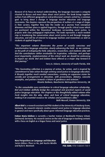 Social Justice in Language Education achterzijde