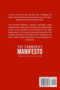 The Communist Manifesto achterzijde