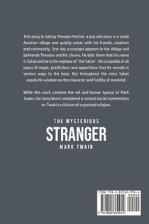 The Mysterious Stranger achterzijde