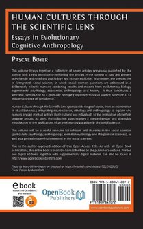 Human Cultures through the Scientific Lens achterzijde