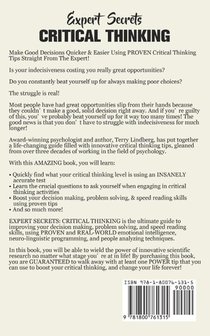 Expert Secrets - Critical Thinking achterzijde