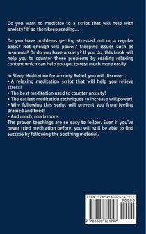 Sleep Meditation for Anxiety Relief achterzijde