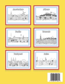 Cities Coloring Book achterzijde