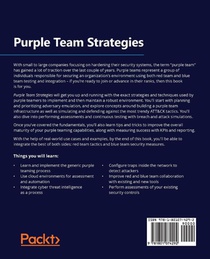 Purple Team Strategies achterzijde